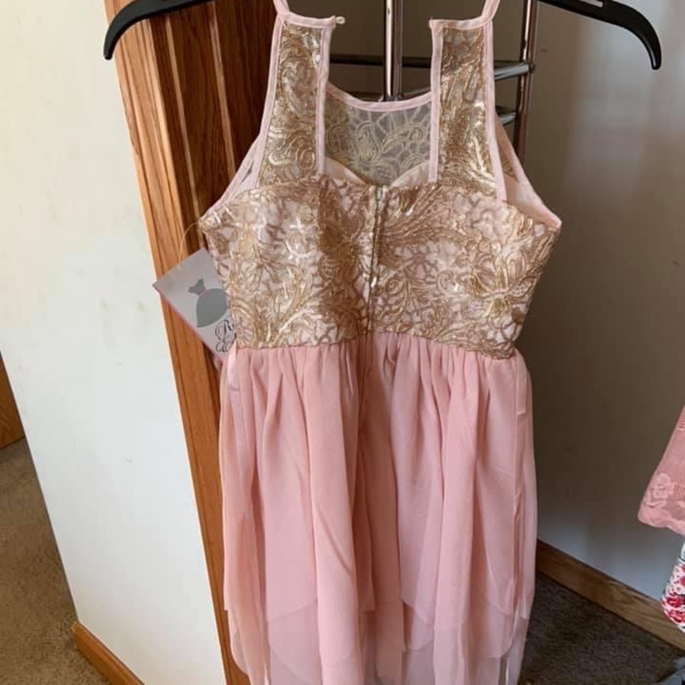 Rare Editions Mod thigh length formal dress